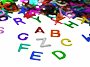 alphabet confetti
